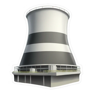 Coquette nuclear power plant  sticker