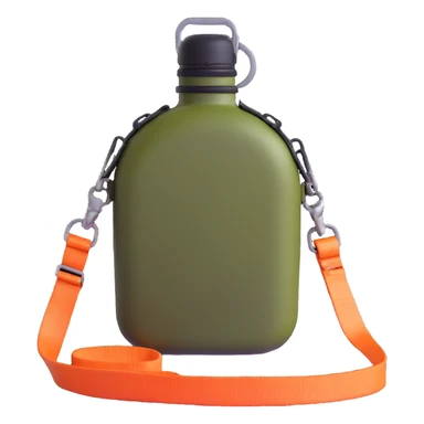 rugged outdoor canteen with strap sticker