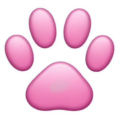 pink dog paws sticker