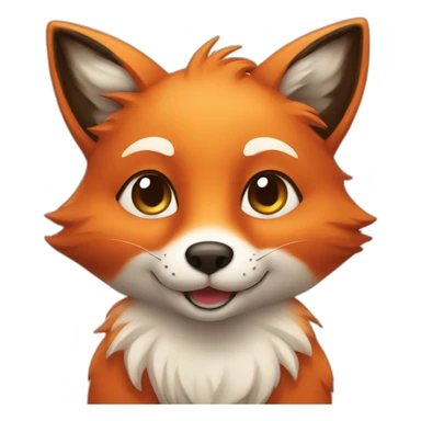 Very cute fox sticker