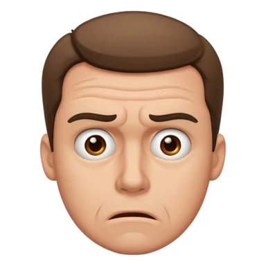 Overwhelmed man sticker