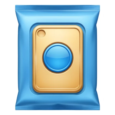 blue pacaged chip without writing sticker