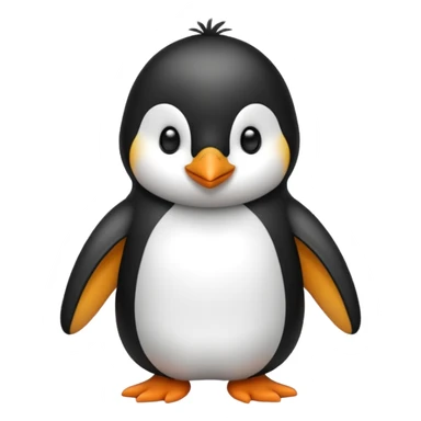 Pinguino con ropa de dormir sticker