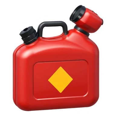 2d red gas can ios emoji black lid sticker