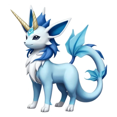 Cobalion-Suicune-Vaporeon-fakemon (full body) sticker