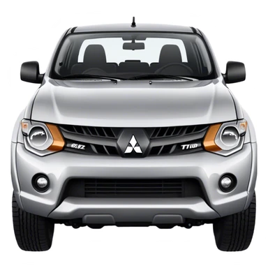 Mitsubishi Triton - Mitsubishi (Model Year: 2023) (Iconic colour: Silver) sticker