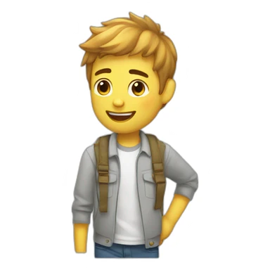 Chat avec aile sticker