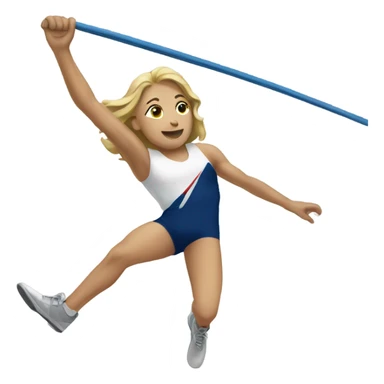 pole vault sticker