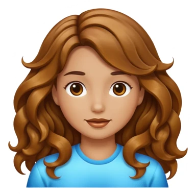 Pelo ondulado sticker