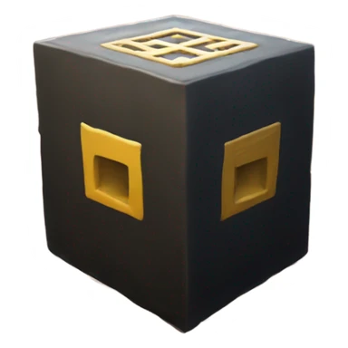 The kaaba cube but fortnite sticker