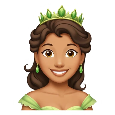 princess tiana from princess and the frog sticker