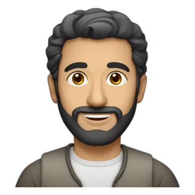 An Iranian man sticker