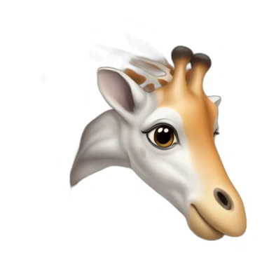 Giraf en olifant sticker