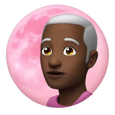 Reality Pink moon  sticker