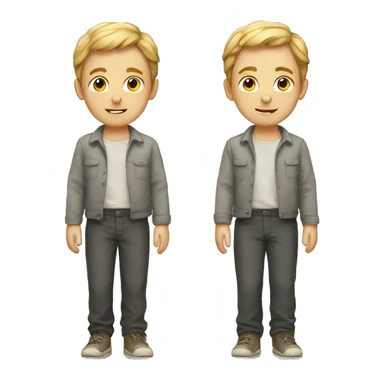 Boy with Slips sticker