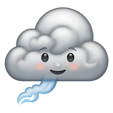 a cloud of smoke  sticker