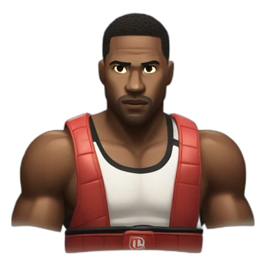 Fight night champion andré bishop sticker