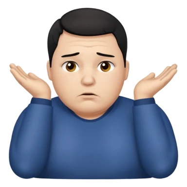 Mach mir eine määnliche dickere person die gestresst ist sticker