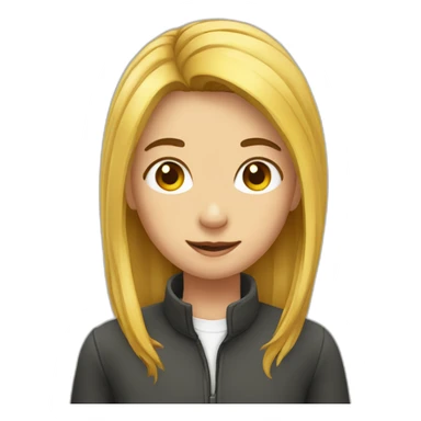 Fille sur un homme sticker