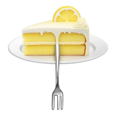 Lemon cake slice sticker