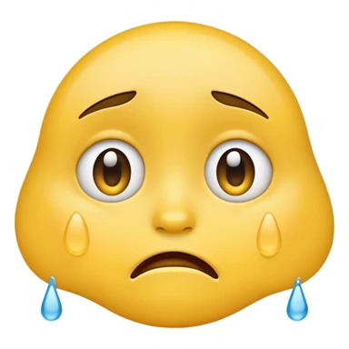 Emotional face emoji sticker