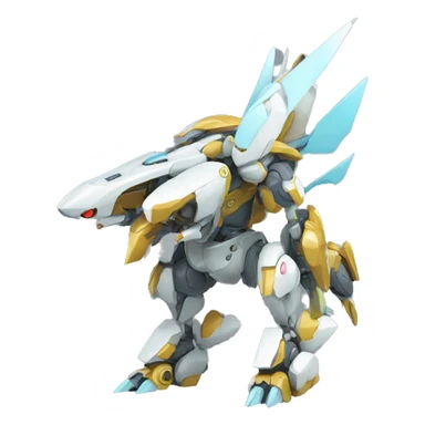 Futuristic Mechanical Pokémon-Medabot-Dragon full body sticker