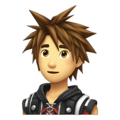 Sora Kingdom Hearts sticker