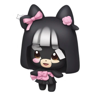 Kuromi Sanrio sticker