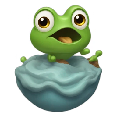 Caca courant sur des ti sticker