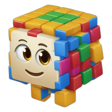 Rubiks cubes friends sticker