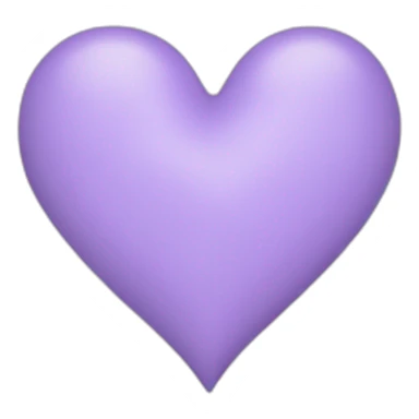 Lavender color-heart sticker