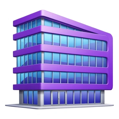 make a prple builidn gcommecial building sticker