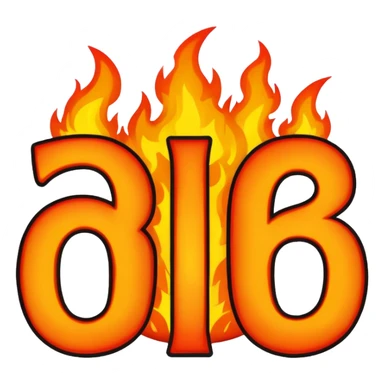 Can you make a banner that says PYRO in gothic letters, the letters should also be on fire sticker