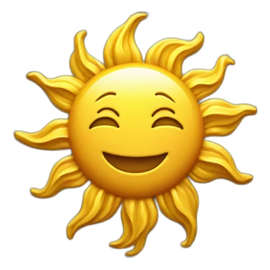 Sun on the platinum coin sticker