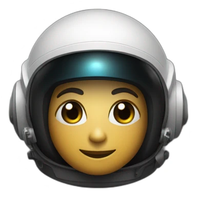 Astronauta visor negro fondo playa sticker