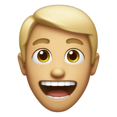 Creepy smile sticker