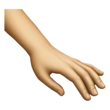 hand touching plank of wood sticker