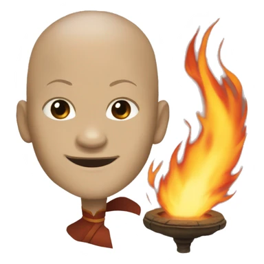 Firebender from Avatar the last airbender sticker