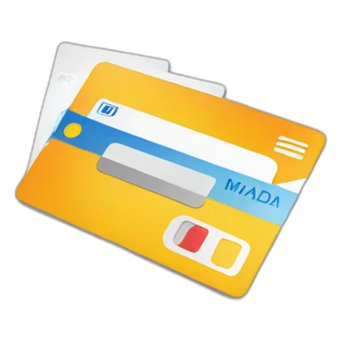 stack of 3 bank cards with MADA logo sticker