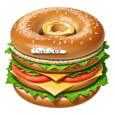 no no i want the Bagel Sandwich in 5–20° gentle bird’s-eye angle

with bun abit on side not on top  sticker