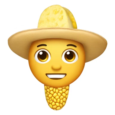 Corn tortilla sticker
