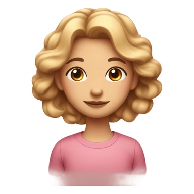 blushing with heart eyes sticker