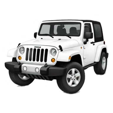 white jeep wrangler sticker