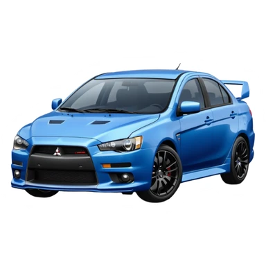 Mitsubishi lancer 10 sticker