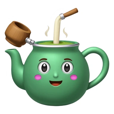 Mate com a cuia roxa sticker