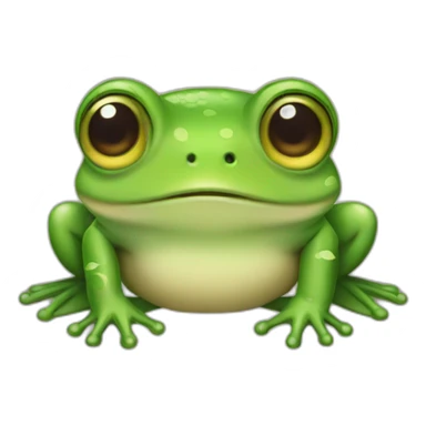 cute little frog sticker