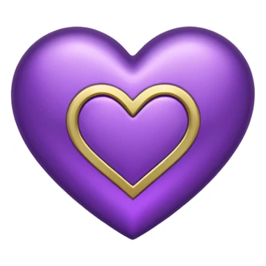 Purple Heart top right side ahh infinite symbol sticker