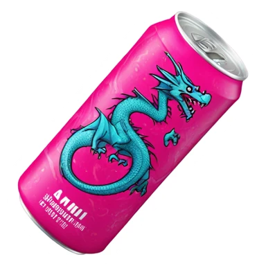 Dragon & Dragonfruit Energy Drink can sticker