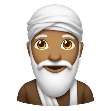 Muslim wearing tilak sticker