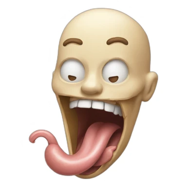dead tongue out sticker